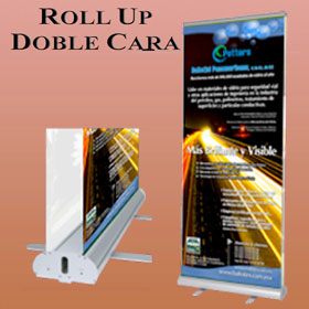 Roll Up Banner Stand Doble